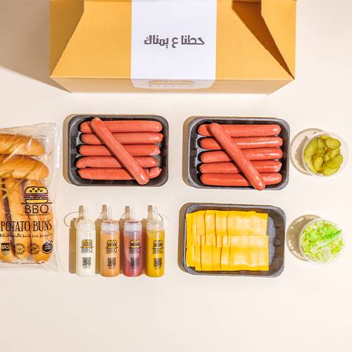 بوكس النقانق اللحم بالتتبلة الخاصه 12حبة