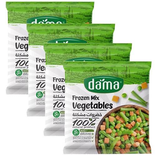 داما خضراوات مشكلة 400جم 4حبة