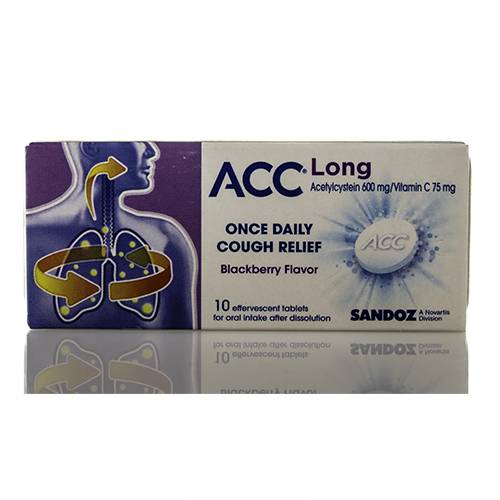 ايه سي لونج حبوب فوارة 600مجم 10اقراص