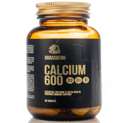 جراسبيرج كالسيوم 600مجم +د3 + زنك + ك 60 قرص