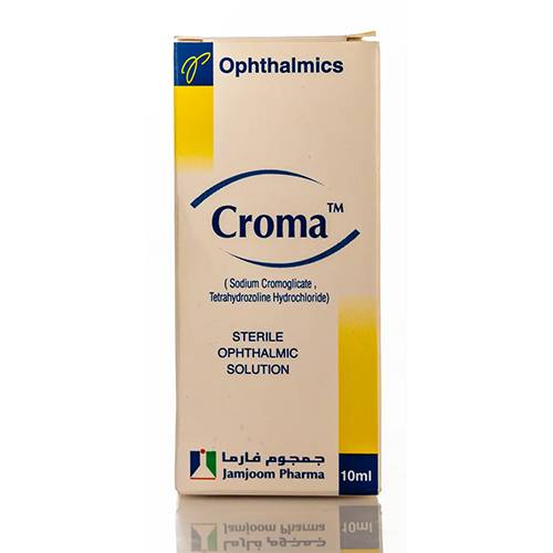 كروما محلول معقم للعيون لتخفيف الحساسية والحكة 10مل