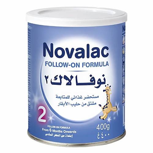 نوفالاك ان 2 حليب اطفال من6الى12شهر 400جم