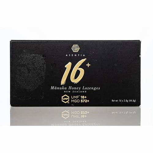 اسنتيا عسل مانوكا +16 حبوب مص يو ام اف 16قرص استحلاب