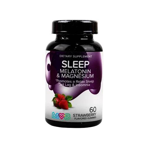 ليفز سليب الميلاتونين والمغنيسيوم بالفراولة60 حلاو
