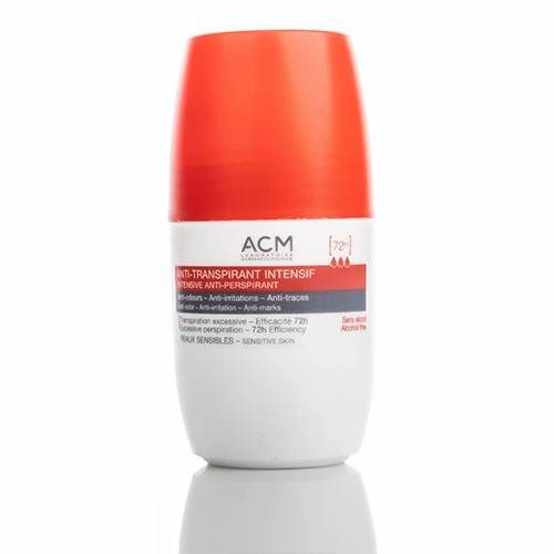 اي سي ام انتينسيف مزيل العرق رول اون حمايه 72ساعه احمر 50مل