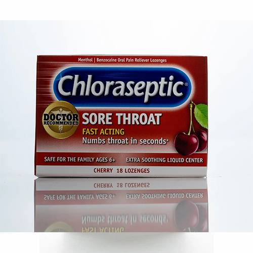 كلوراسيبتك حبوب استحلاب بالكرز