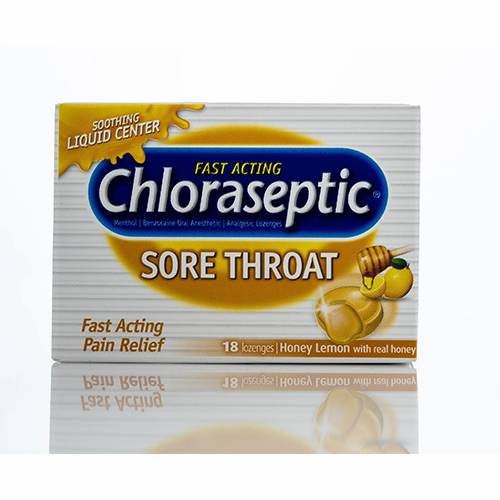 كلوراسيبتك حبوب استحلاب العسل والليمون