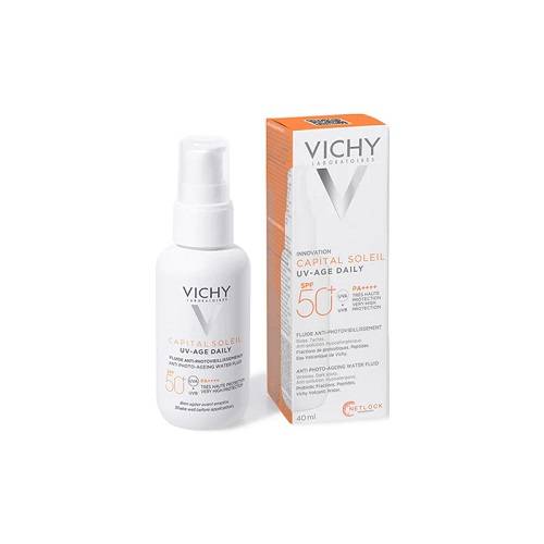 فيشي كابيتال سوليل يو في واقي من الشمس بمعامل حماية50+ اليومي 40مل
