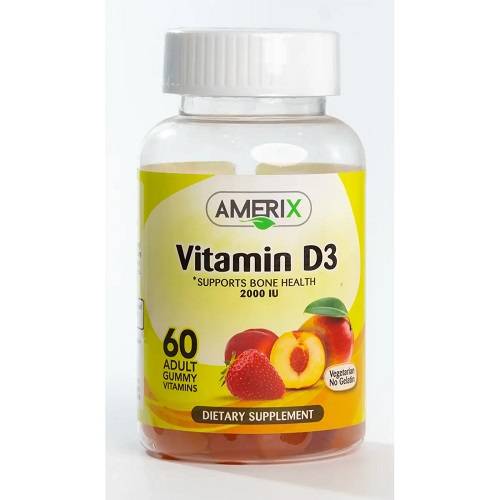 امريكس فيتامين د3 2000 حدة دولية للكبار 60حلاو