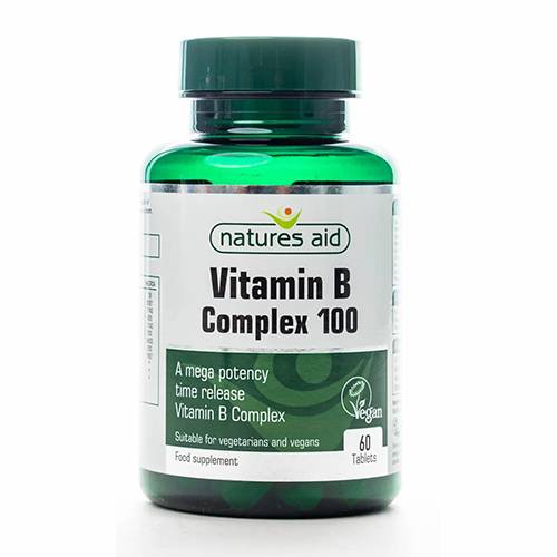 ناتورز ايد فيتامينات بي المركبة 60قرص