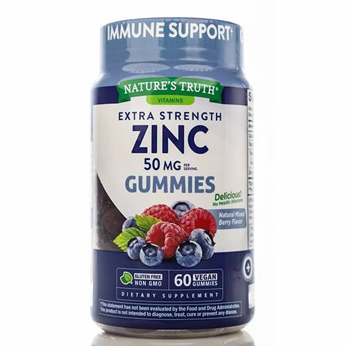 نيتشرز تروث زنك 50مجم 60حلاوه مضغ