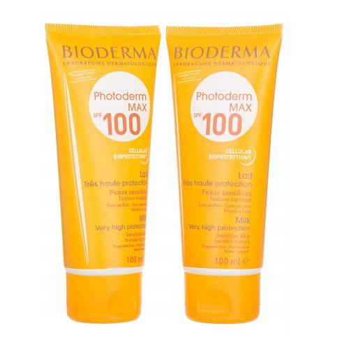 بيوديرما فوتوديرم ماكس فلويد بمعامل حماية100 اعلى معامل حماية من الشمس في قوام خفيف 40مل 1+1مجانا