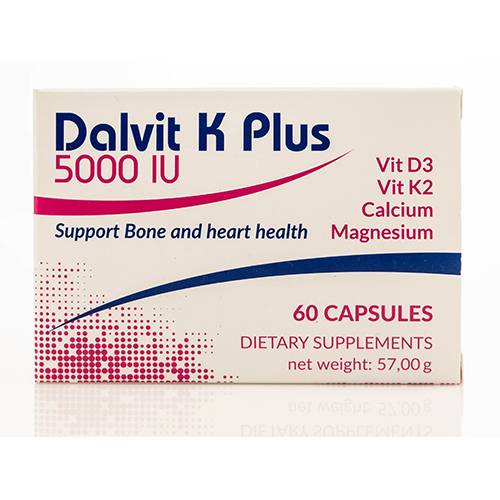 دالفيت كيه بلاس 5000 وحدة 60 كبسولة