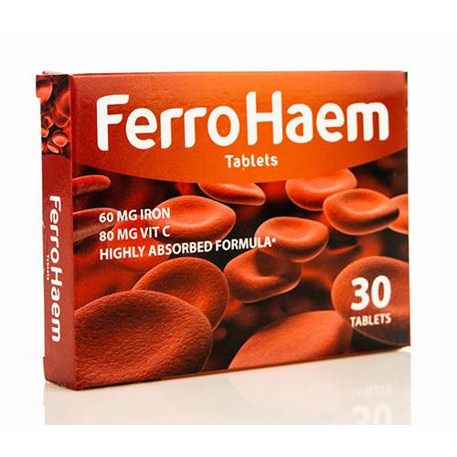 فيروهيم حديد 60مجم 30قرص