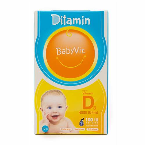 ديتامين بيبي فيت فيتامين د3 100وحدة 10مل
