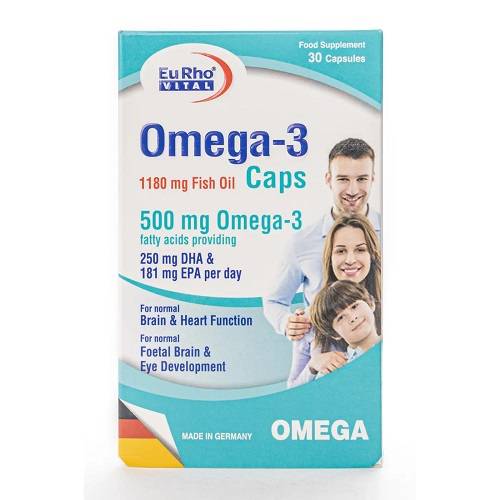 يوروفيتال اوميجا 3 500مجم 30قرص