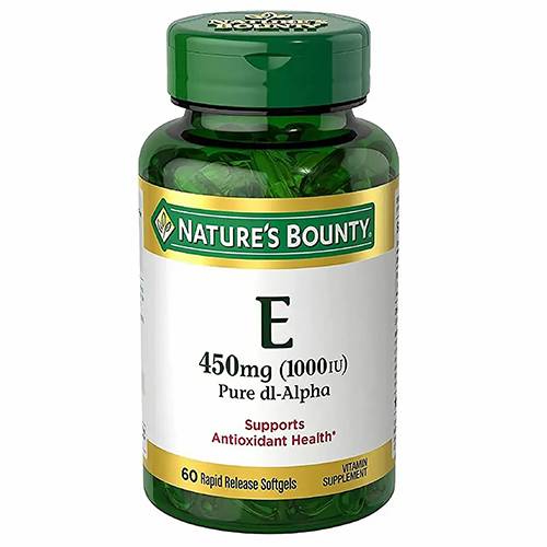 ناتشرز باونتى فيتامين اي 450مجم 60كبسولة