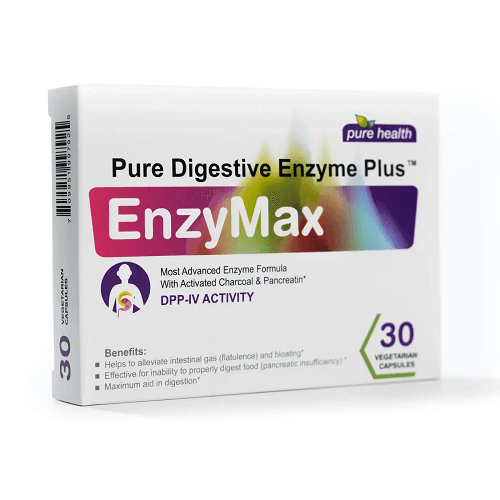 بيور هيلث انزيماكس انزيمات هاضمة 30 كبسولة