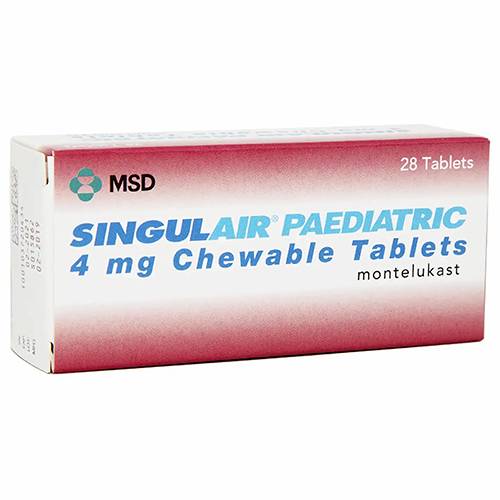 سينجيولير 4مجم للاطفال 28قرص مضغ