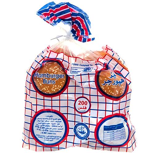 المطاحن خبز همبورجر بالسمسم 8حبة 480جم