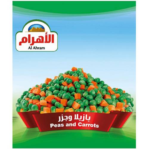 الاهرام بازلاء وجزر 400جم