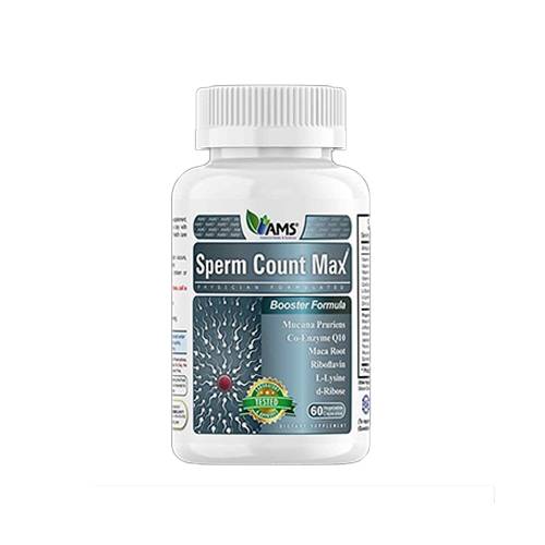 ايه ام اس سبيرم كاونت ماكس تركيبه لتحسين الصحة الانجابية للذكور 60كبسولة نباتية