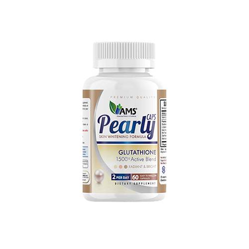 ايه ام اس بيرلي جلوتاثيون 1500مجم لتبيض تفتيح وتوحيد لون البشرة 60كبسولة