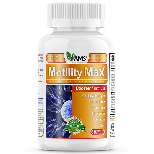 ايه ام اس موتيلتي ماكس لتعزيز الخصوبة لدى الرجال 60كبسولة نباتية