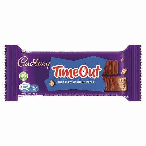 كادبوري تايم اوت شوكولاتة كرانشي ويفر 41.6جم 