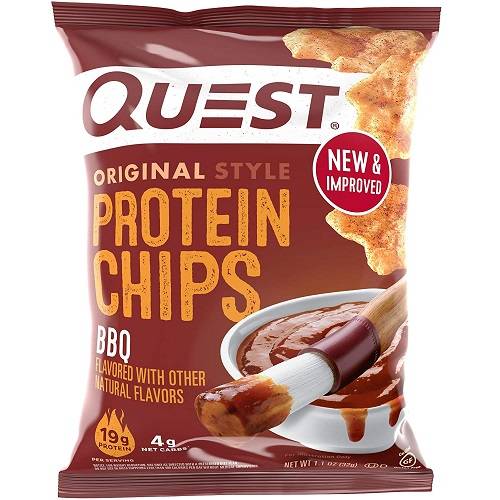 كويست رقائق بطاط بروتين بنكهة الشواء 32جم