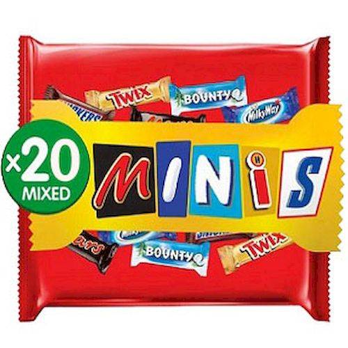 تشكيلة شوكولاتة ميني 20قطعة 400جم