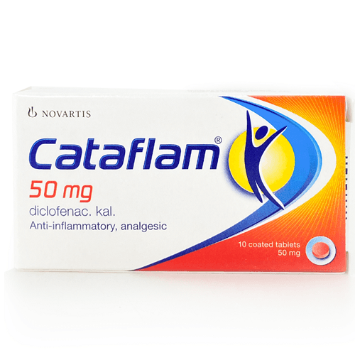 كاتافلام اقراص مسكنة للالام 50ملجم 10قرص