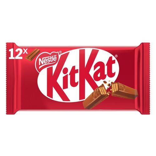 كيت كات اصابع ويفر مغطاه بشوكولاتة الحليب 17.7جم 12حبة