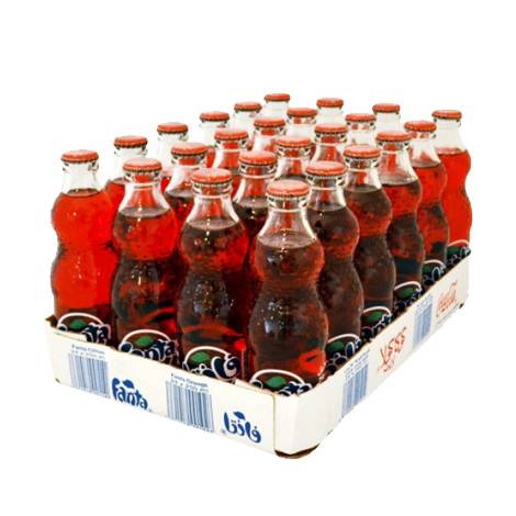 فانتا فراولة مياه غازية 250مل 24حبة 1كرتون