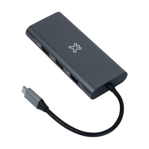 اكستريم ماك Type C موزع 8فى1 فضى موديل رقم.XWH-HUB8-13