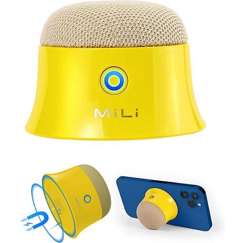 ميلي ماج ساوند ميت مكبر صوت بلوتوث ميني ماج سيف اصفر موديل رقم.HD-M12-Y