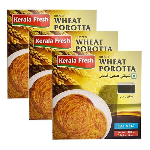 كيرالا فريش شباتي طحين اسمر 5قطع 400جم 3حبة