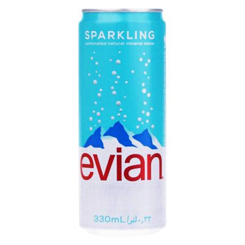 ايفيان مياه معدنية طبيعية فوارة 330مل
