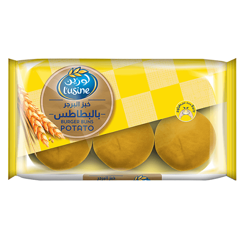 لوزين خبز البرجر بالبطاط 6حبة 400جم