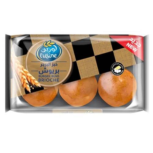 لوزين خبز برجر بريوش 6قطع 400جم