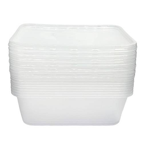 حافظة طعام بلاستيك 750مل 10حبة 