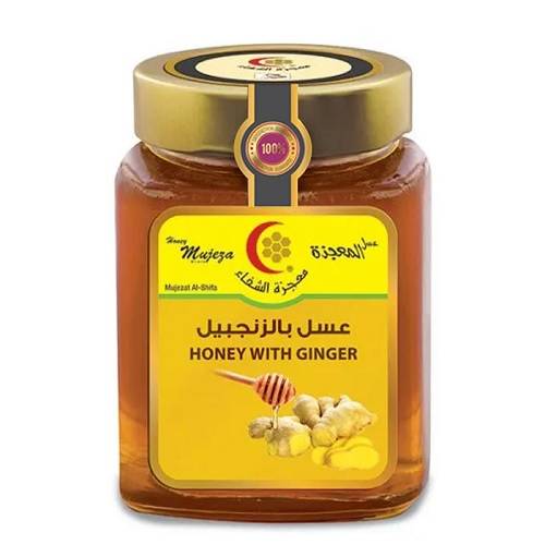معجزة الشفاء عسل بالزنجبيل 300جم
