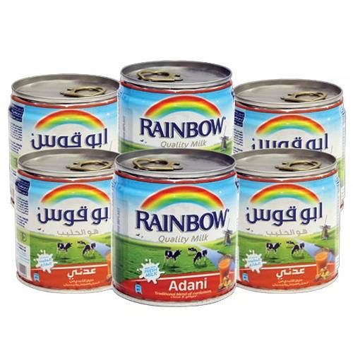 ابو قوس حليب عدني 170جم 6حبة