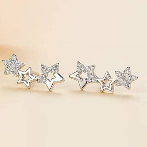 لاستروس اقراط طبية نجمة 3 مطلية بالفضة 7ملم رقم.113