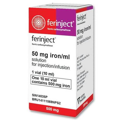 فيرينجكت محلول حديد 50مجم/مل 1قارورة 10مل