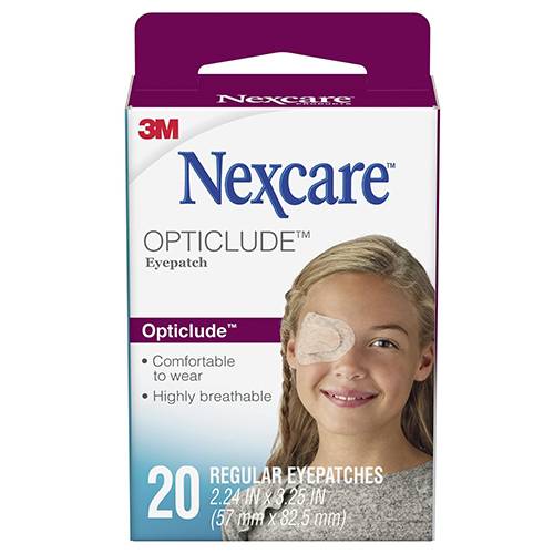 نكسكير ضمادة اوبتيكلود لعلاج للعين وتصحيح الحول 20لاصقة عادية