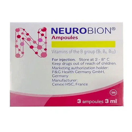نيوروبيون لدعم الجهاز العصبي للجسم 3امبولات 3مل