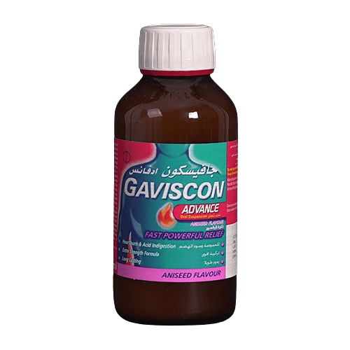 جافيسكون ادفانس لتخفيف الحموضة وسوء الهضم بنكهة اليانسون 300مل