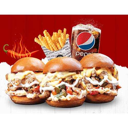 وجبة مكسيكانا دجاج سلايدر