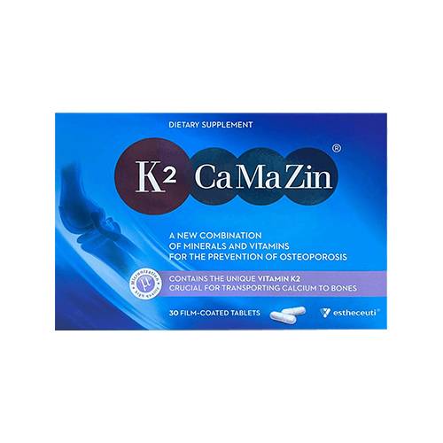 استيسيوتي كي2 كالسيوم مغنيسيوم زنك مكمل غذائي 30قرص مغلف